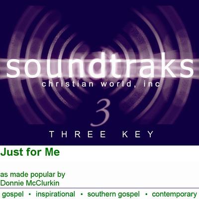 Just for Me by Donnie McClurkin (102032)
