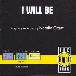 I Will Be by Natalie Grant (102345)