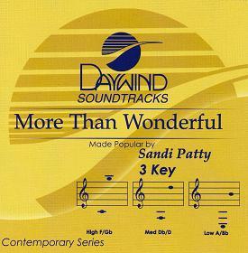 More than Wonderful by Sandi Patty (109786)