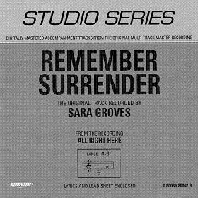 Remember Surrender by Sara Groves (110977)