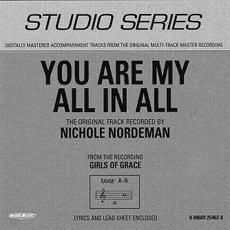 You Are My All in All by Nichole Nordeman (110984)