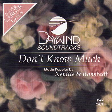 Don't Know Much by Neville and Ronstadt (116557)