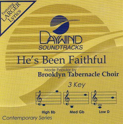 He's Been Faithful by The Brooklyn Tabernacle Choir (121833)