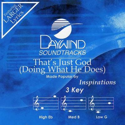 That's Just God (Doing What He Does) by The Inspirations (121846)