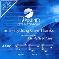 In Everything Give Thanks by Charlotte Ritchie (131628)