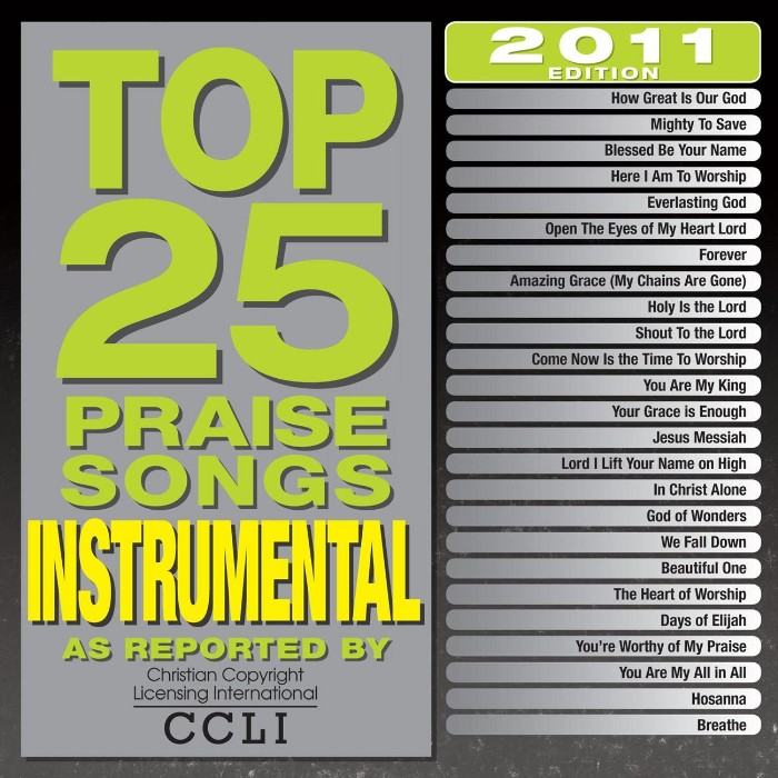 Top 25 Praise Songs Instrumental 2011