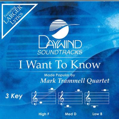 I Want to Know by Mark Trammel Quartet (137853)