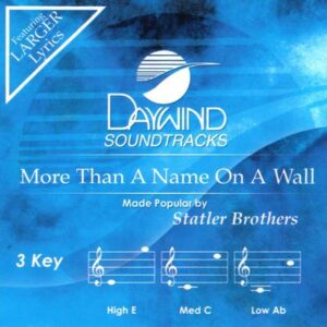 More than a Name on a Wall by Statler Brothers (143340)