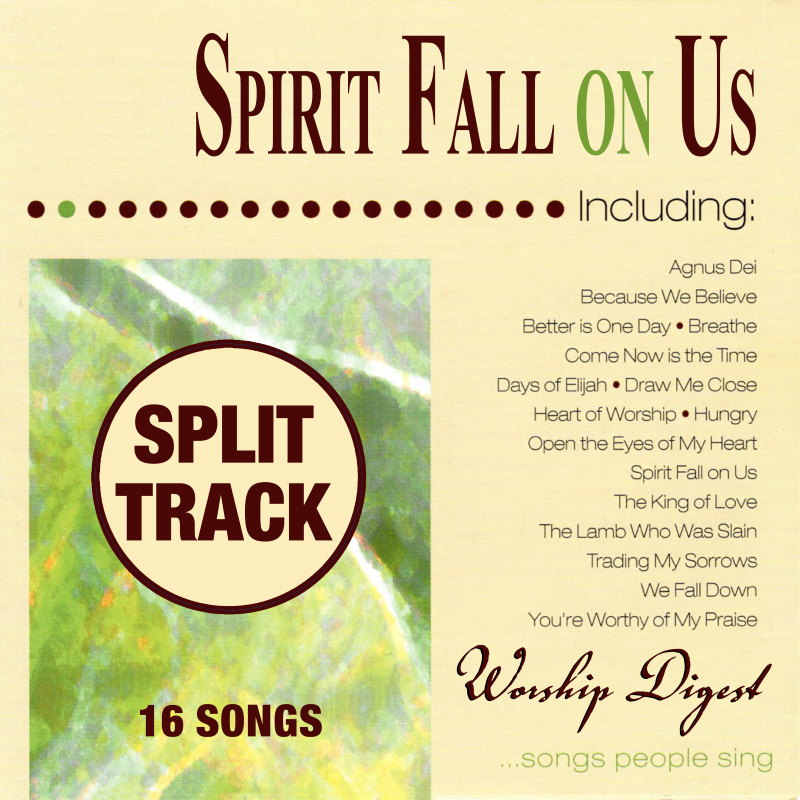 Spirit Fall On Us (Whole Hearted Worship) [Split Tracks]