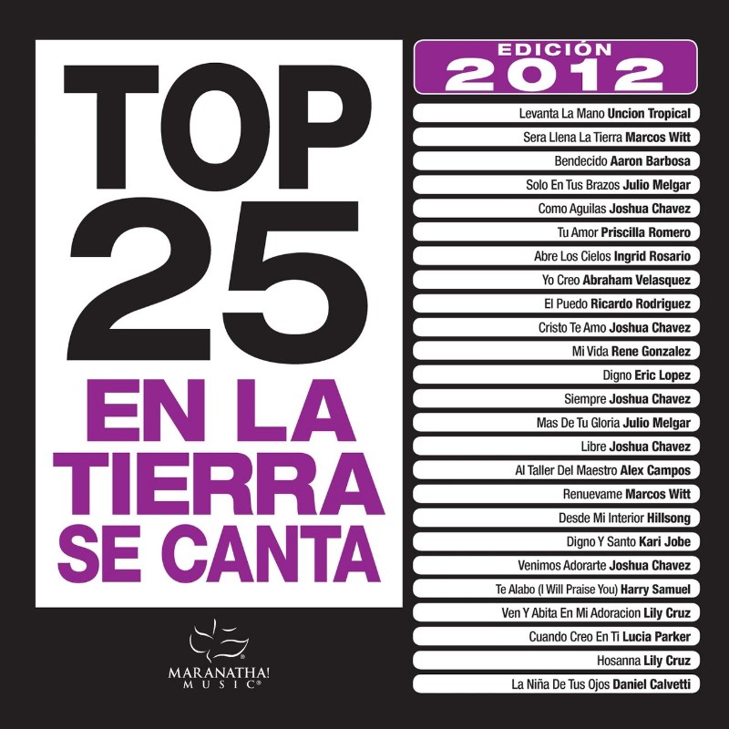 Top 25 en la Tierra Se Canta Edicion 2012