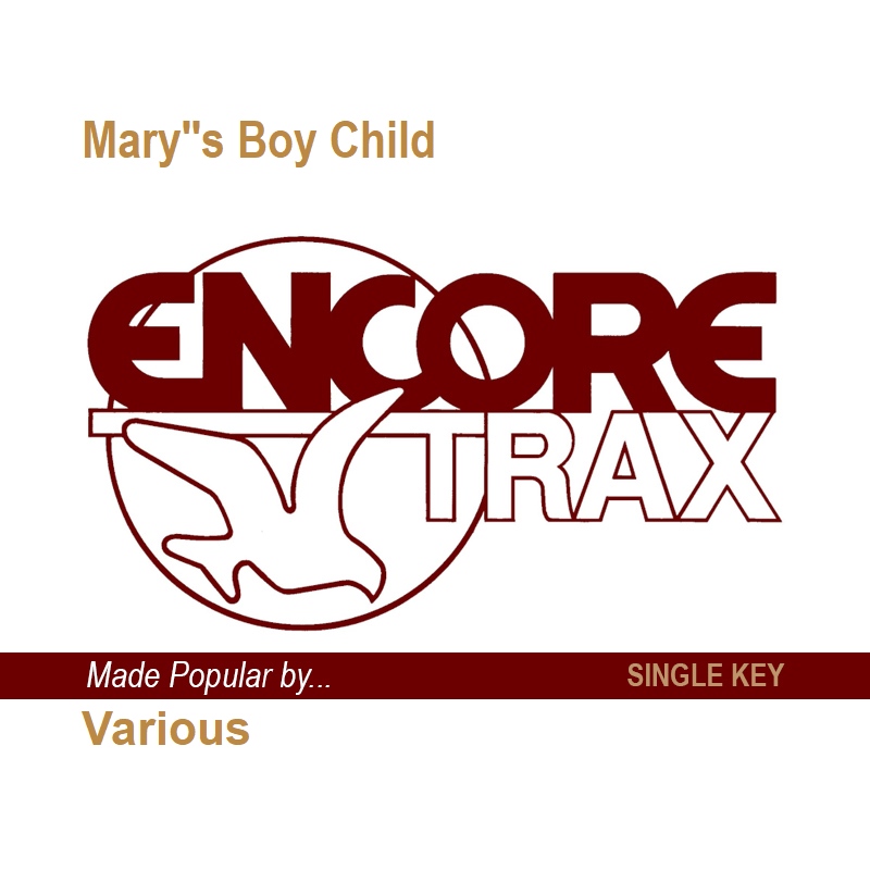Mary's Boy Child Accompaniment Track Various Artists Christwill Music